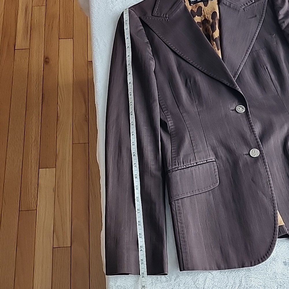 Dolce & Gabbana Chocolate Brown Blazer - Picture 12 of 14